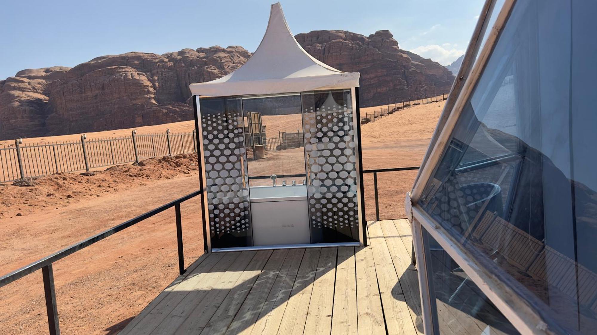 Mazayen Rum Camp Wadi Rum Exterior photo
